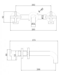 Встраиваемый смеситель для раковины ABBER Wasser Kreis AF81121RG розовое золото